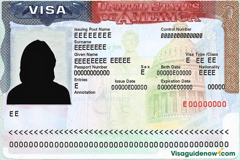 US visa format
