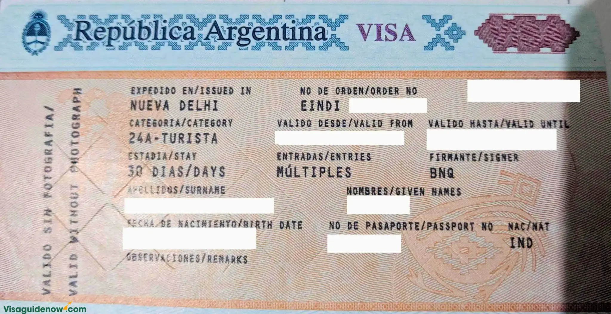 Argentina visa