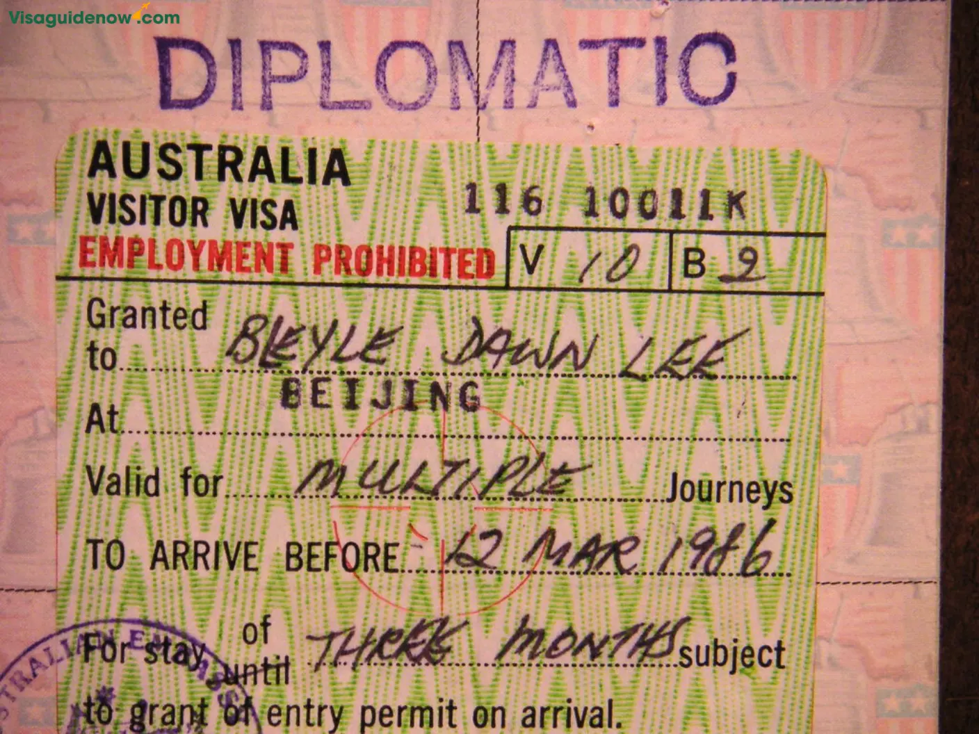 Australia official visa