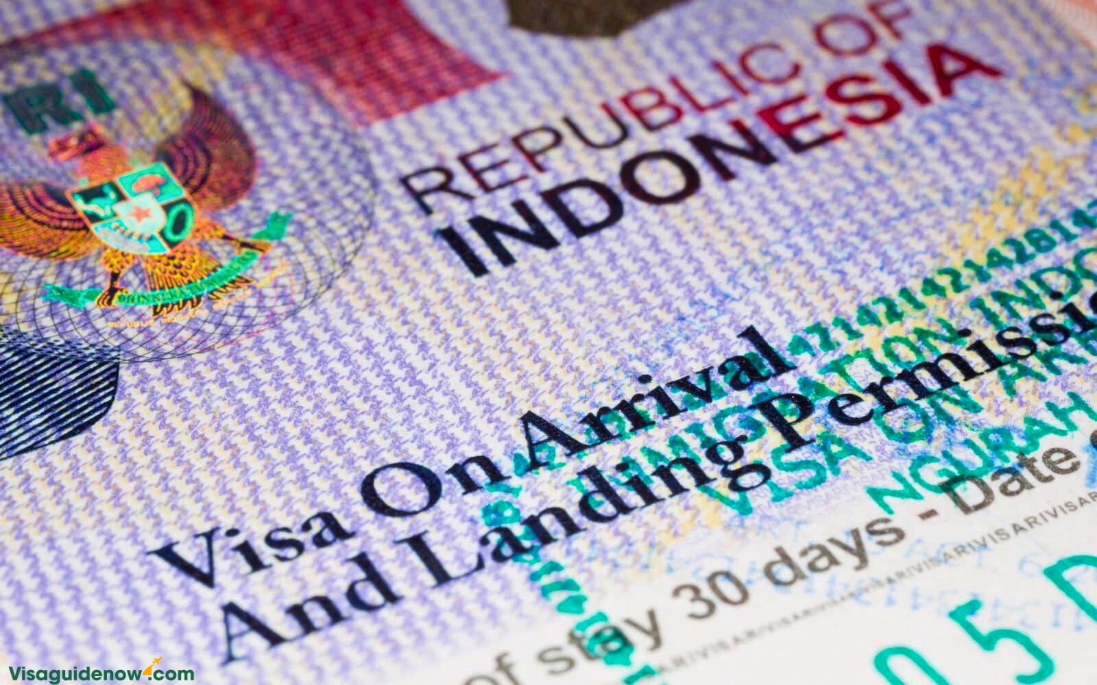 Indonesia visa on arrival